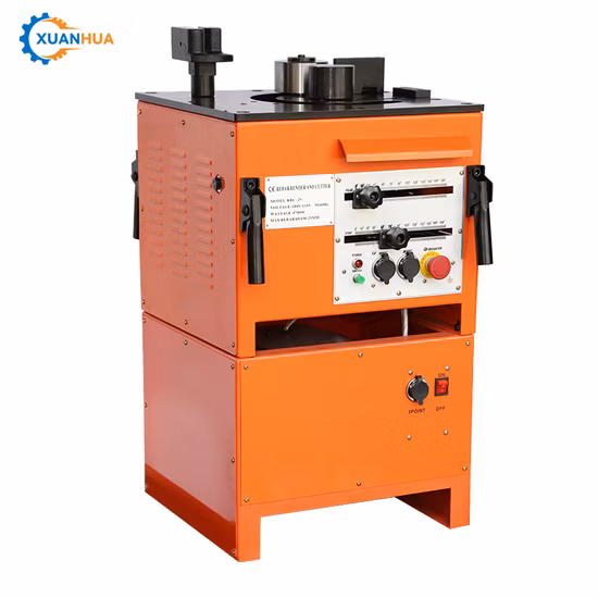 Máquina de corte de barras de refuerzo de acero de 25 mm Cortador de barras de refuerzo eléctrico