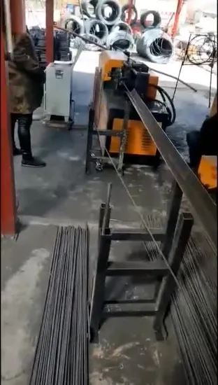 Cortador automático de barras de refuerzo con dos años de garantía