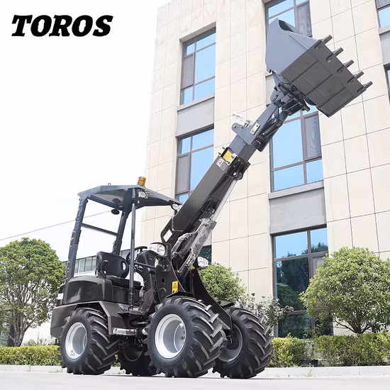 Factory Titan 800 kg Cheap Micro New Shovel Payloader China Agriculture Articulado Pequeño Compact Farm Garden Front End minicargador de ruedas con CE / ISO EURO5 / EPA4